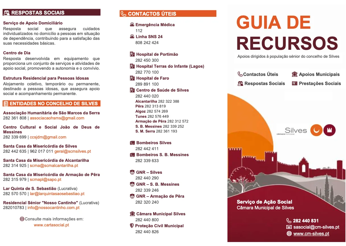 Guia de Recursos para a População Sénior do Concelho de Silves
